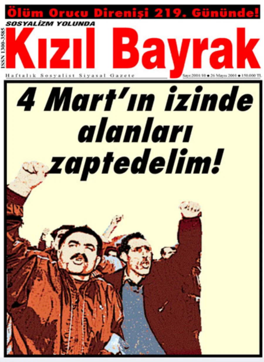 Yıl 2001 Sayı 20 26 Mayıs kapak görseli