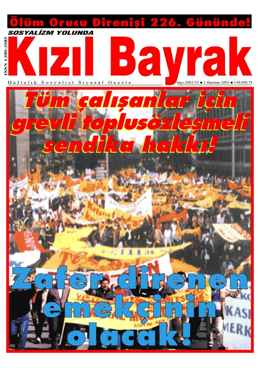 Yıl 2001 Sayı 21 02 Haziran kitap kapağı