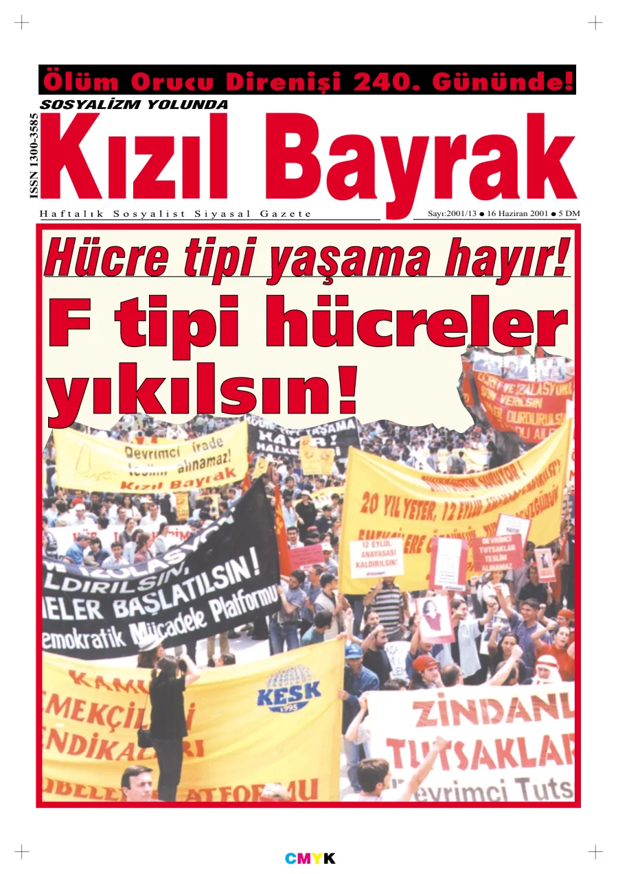 Yıl 2001 Sayı 23 16 Haziran kapak görseli