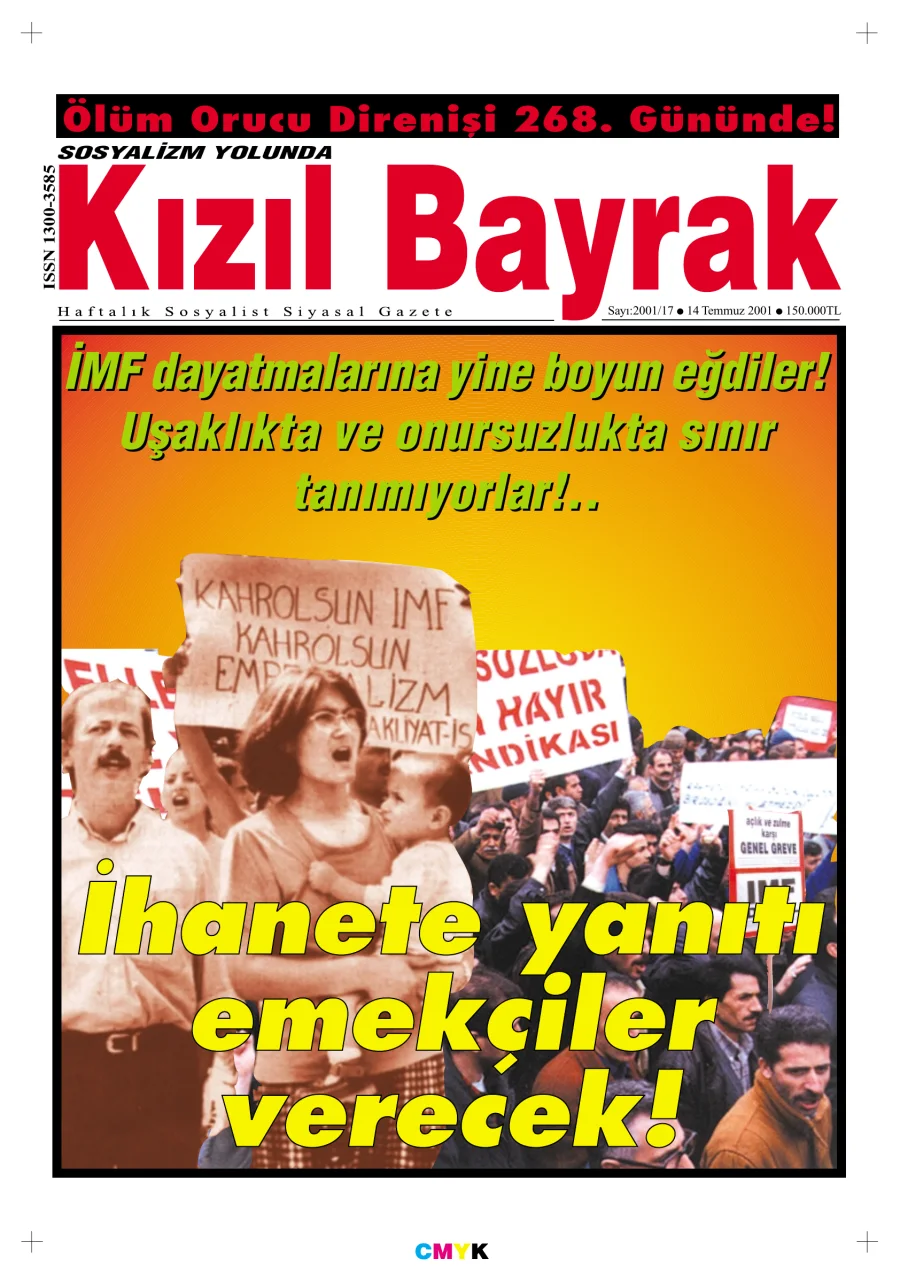 Yıl 2001 Sayı 27 14 Temmuz kapak görseli