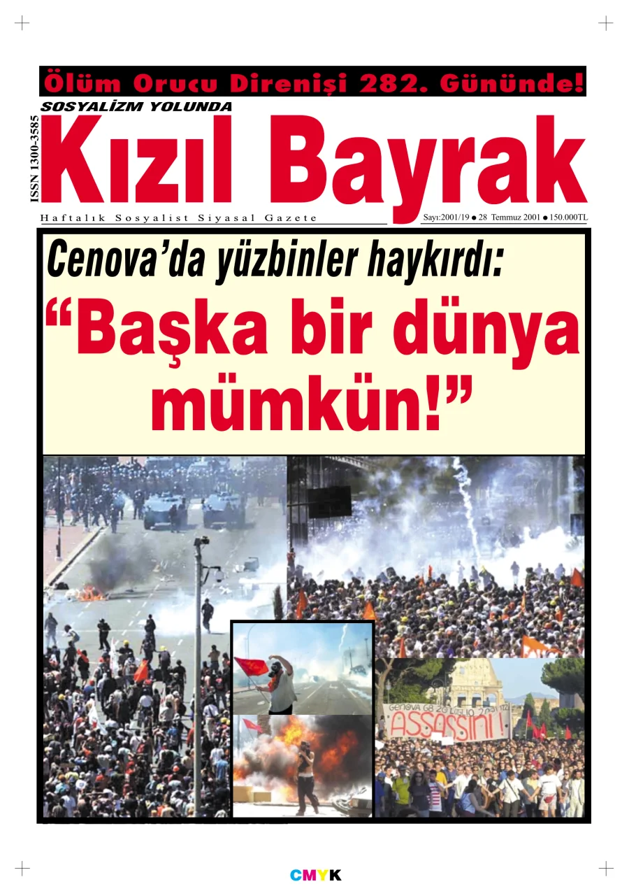Yıl 2001 Sayı 29 28 Temmuz kitap kapağı