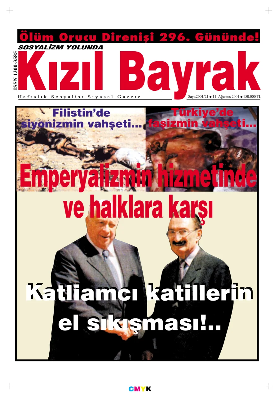 Yıl 2001 Sayı 31 11 Ağustos kapak görseli
