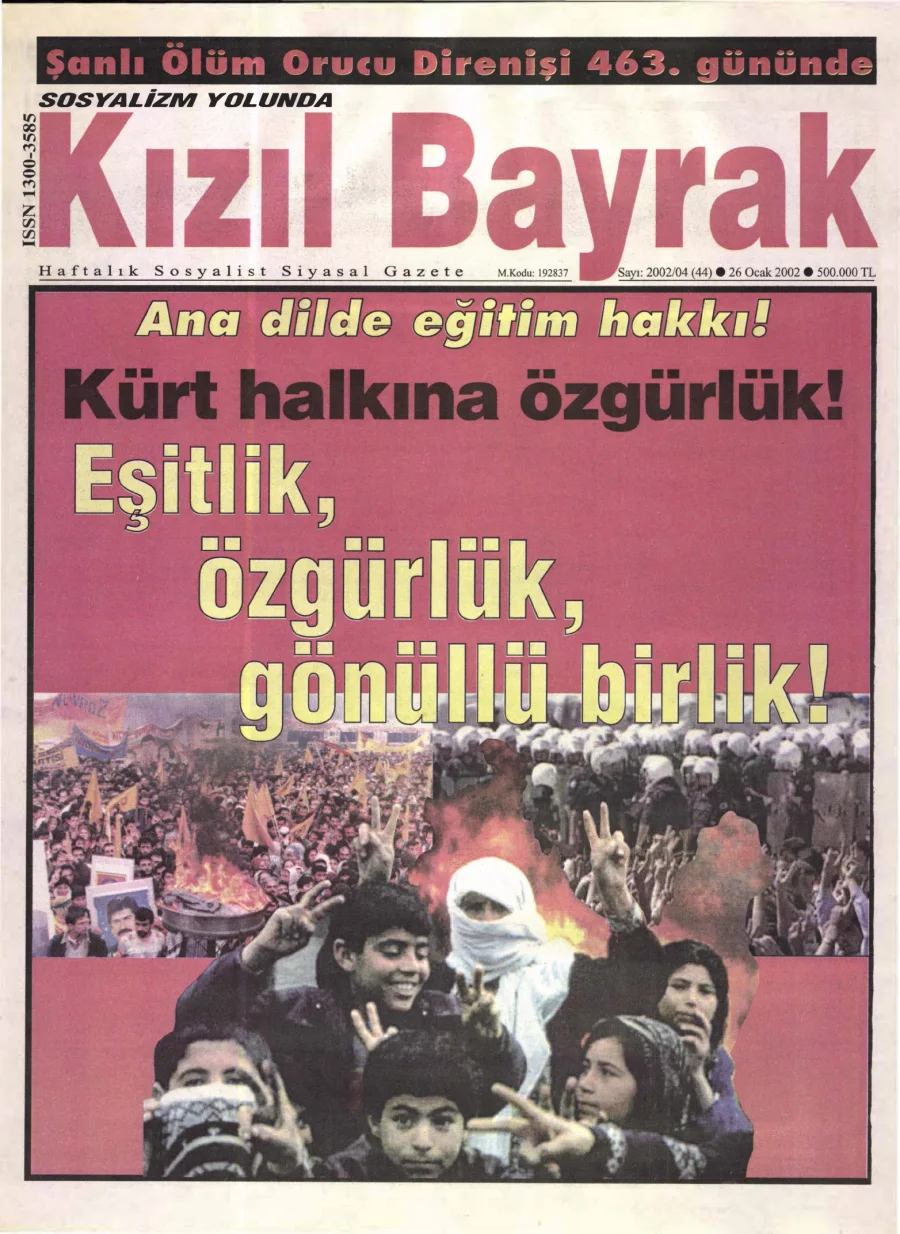 Yıl 2002 Sayı 04 26 Ocak kapak görseli