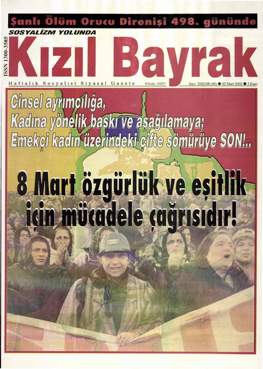 Yıl 2002 Sayı 08 2 Mart kitap kapağı