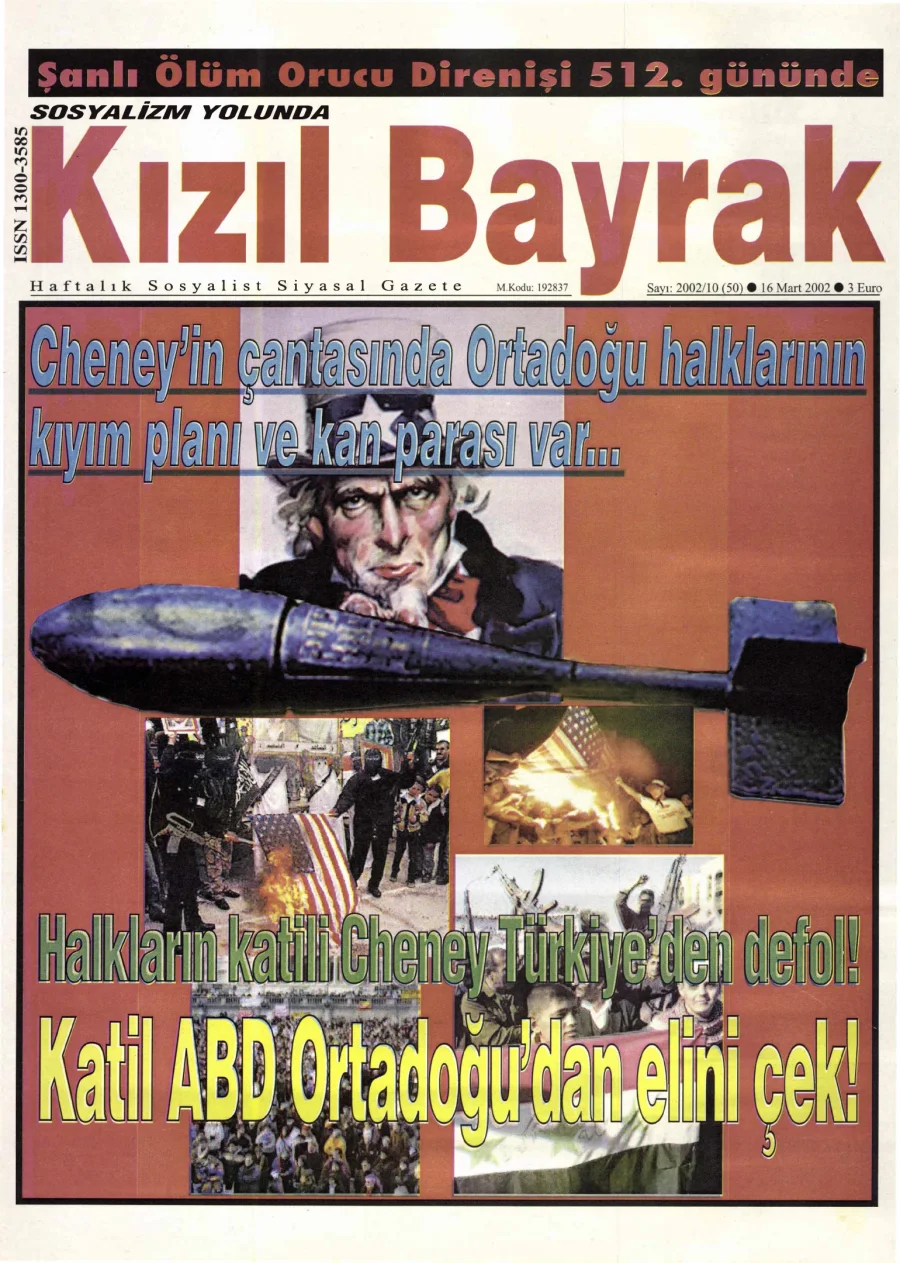 Yıl 2002 Sayı 10 16 Mart kapak görseli