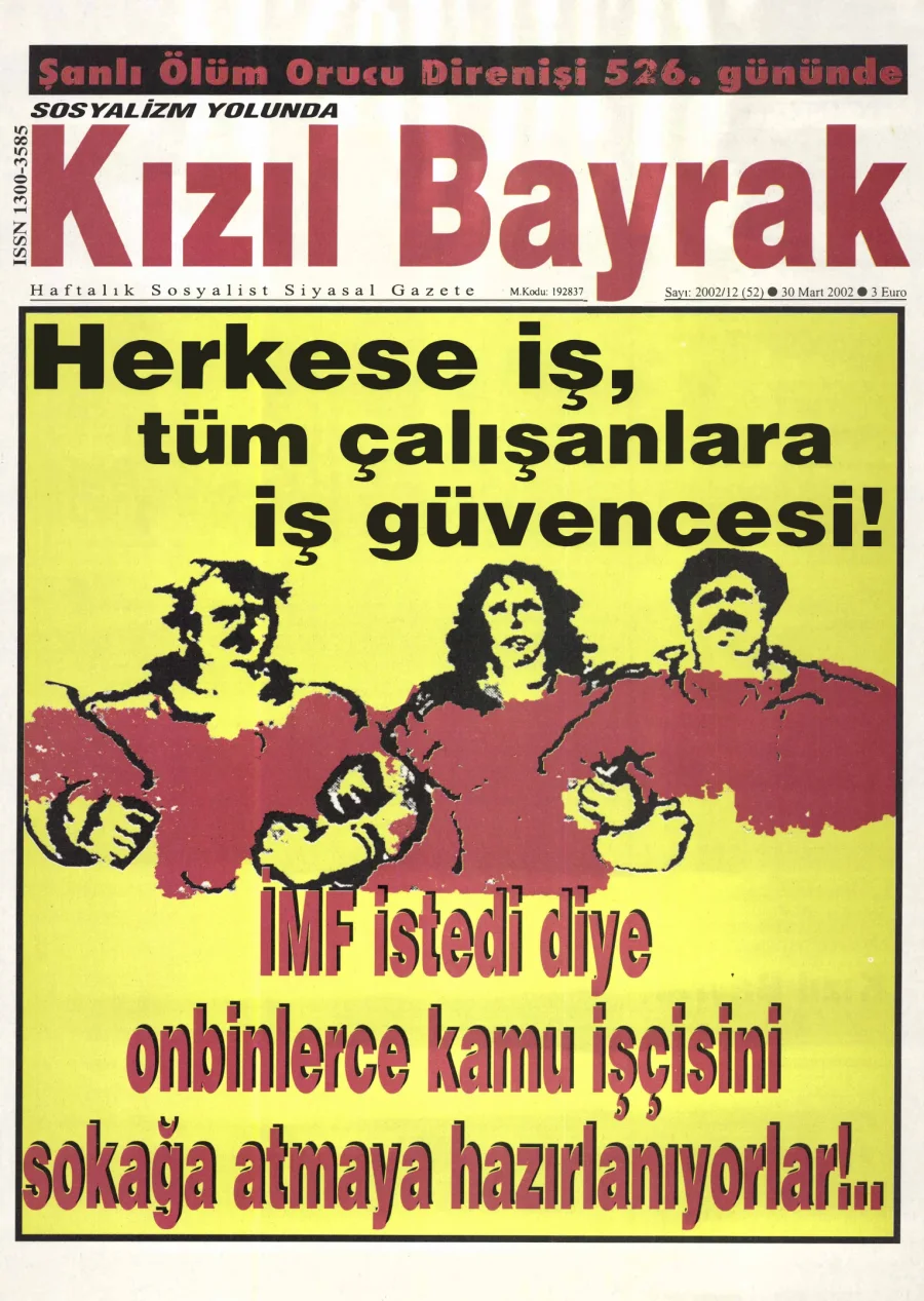 Yıl 2002 Sayı 12 30 Mart kitap kapağı