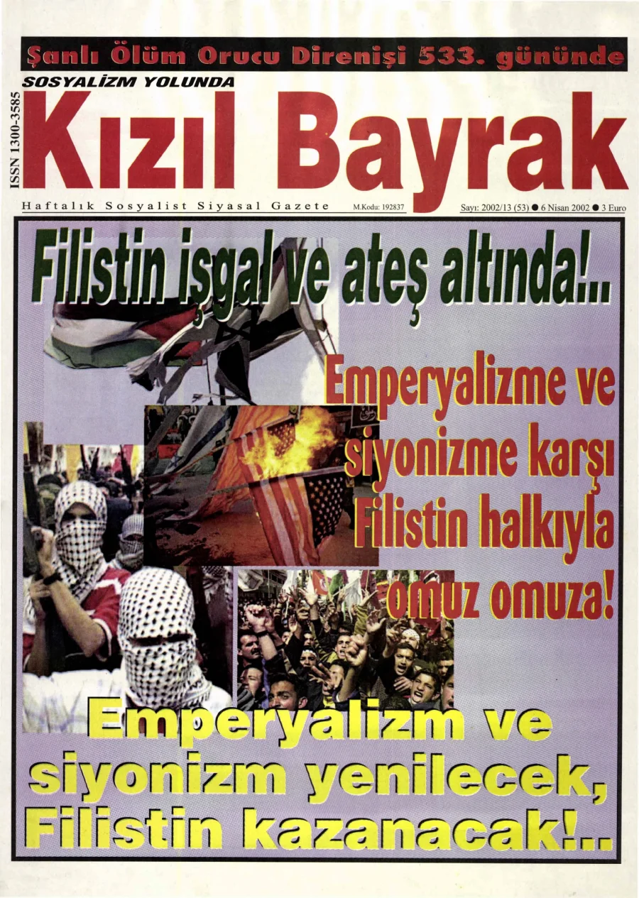 Yıl 2002 Sayı 13 6 Nisan kitap kapağı