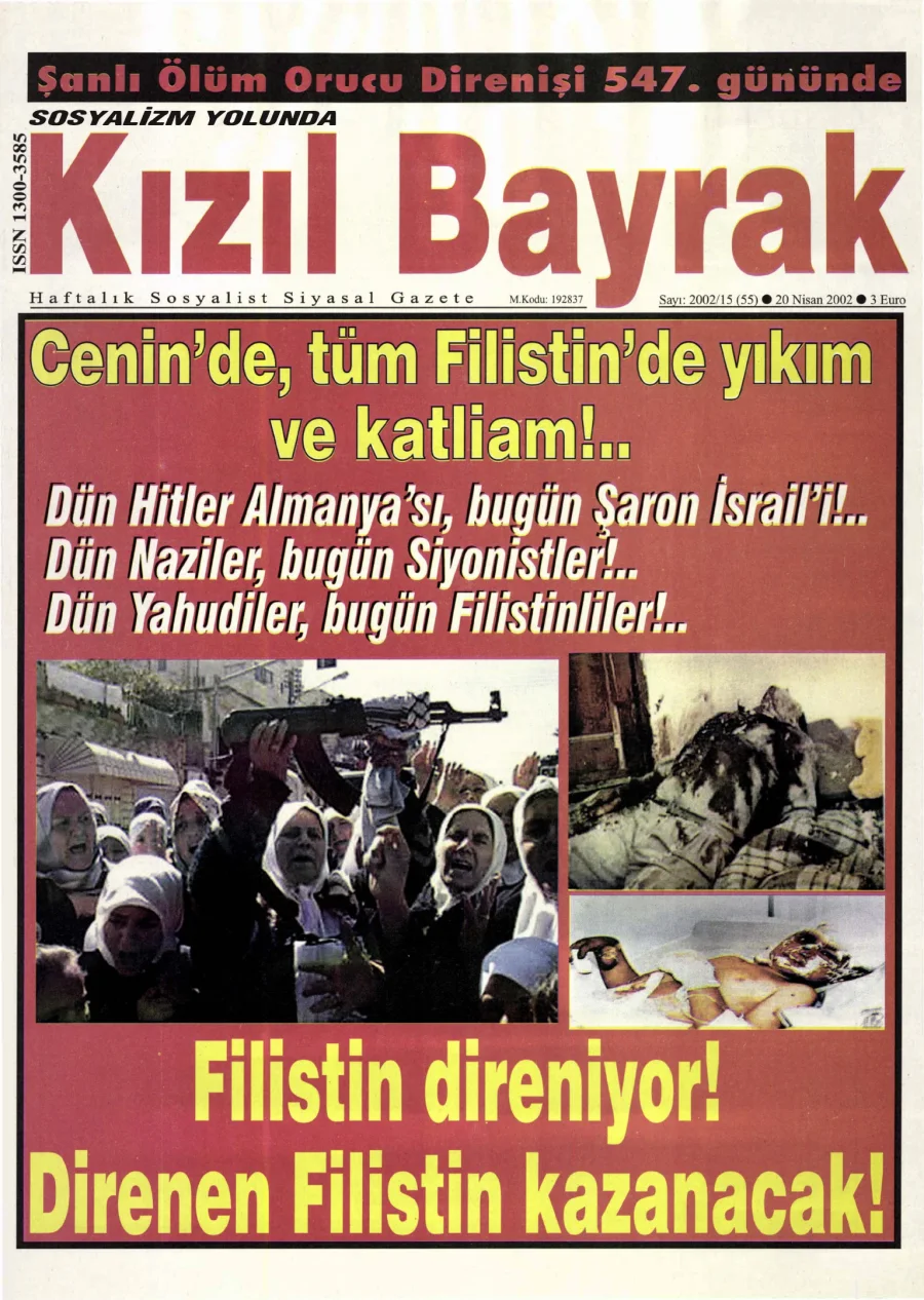 Yıl 2002 Sayı 15 20 Nisan kapak görseli