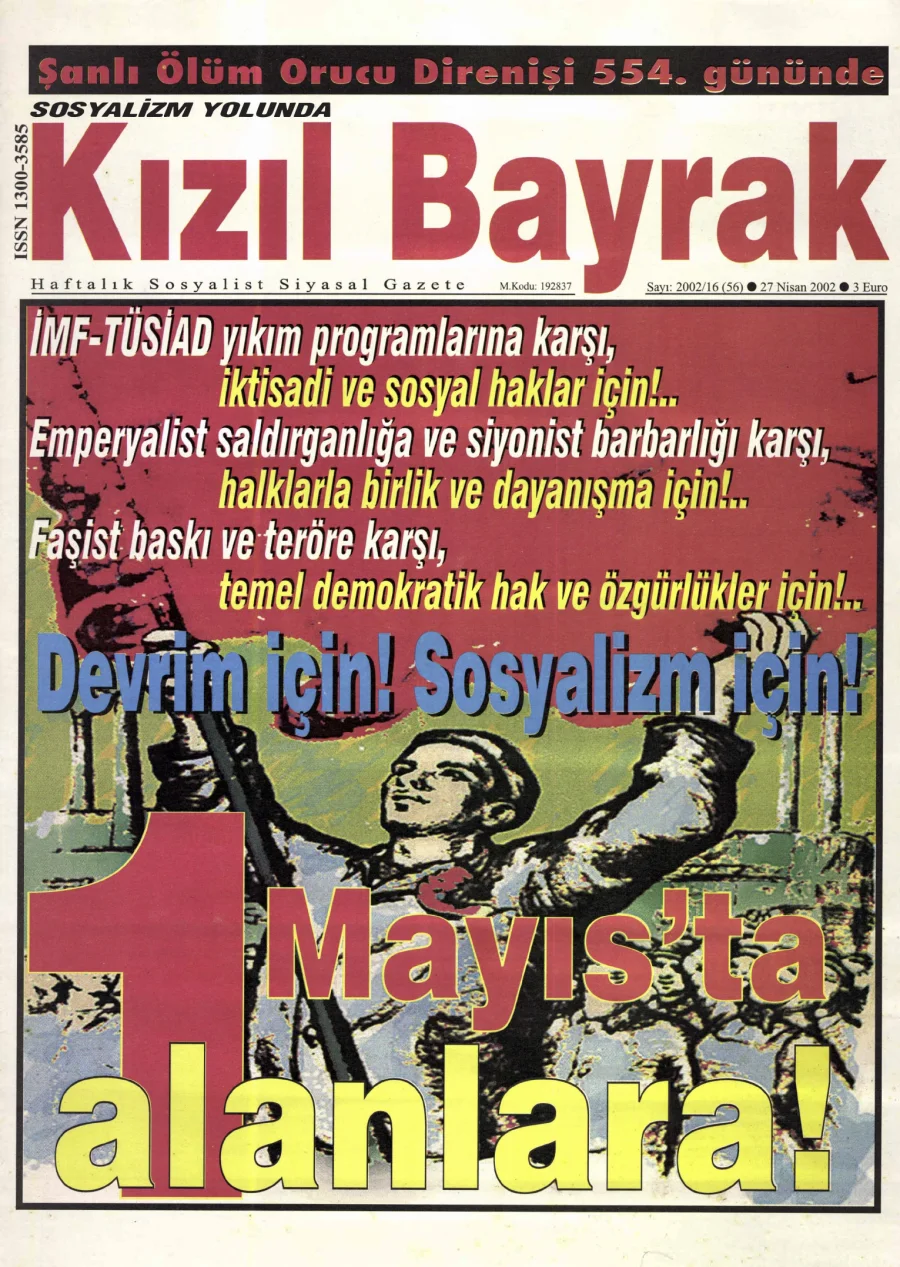 Yıl 2002 Sayı 16 27 Nisan kitap kapağı
