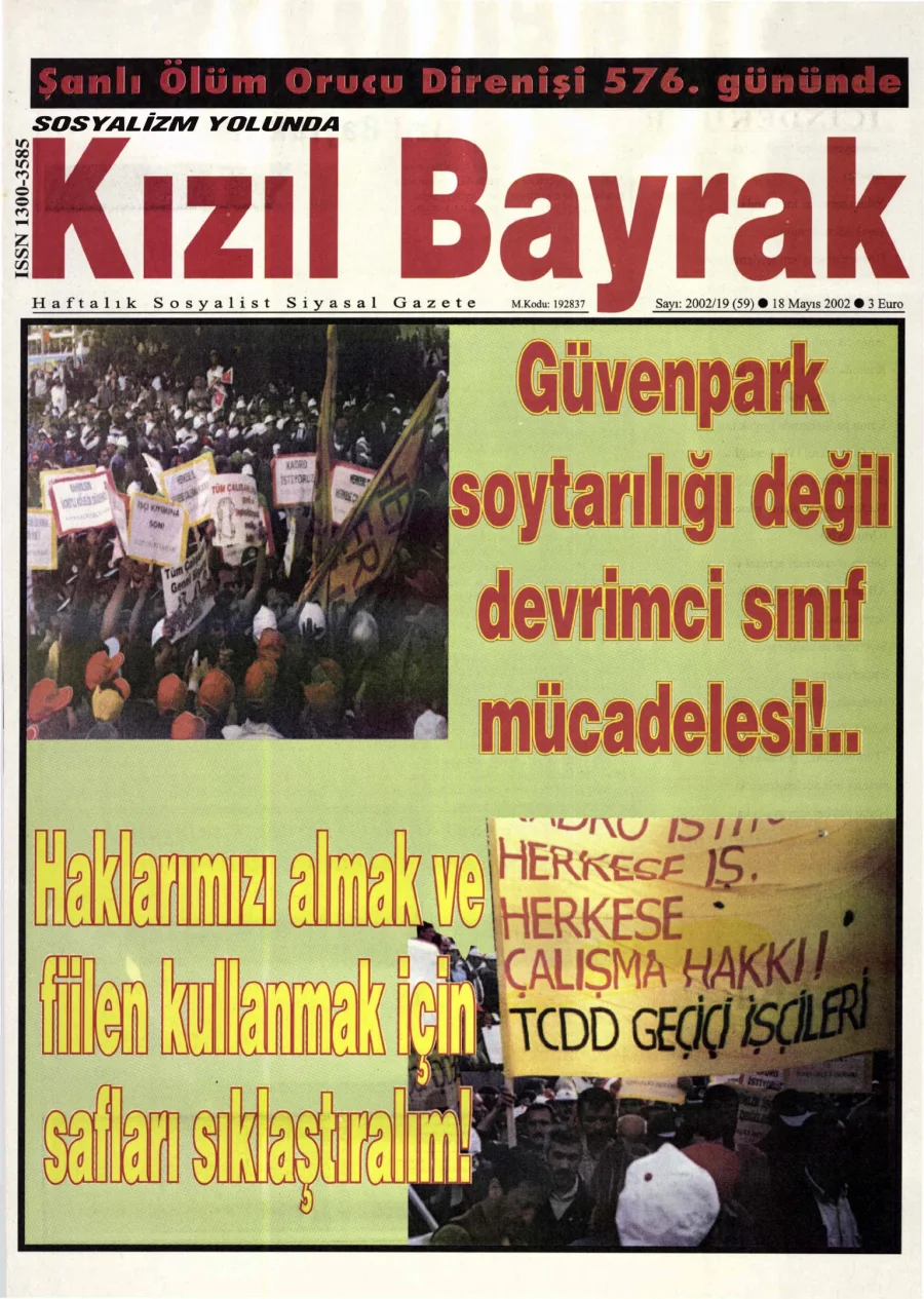 Yıl 2002 Sayı 19 18 Mayis kapak görseli