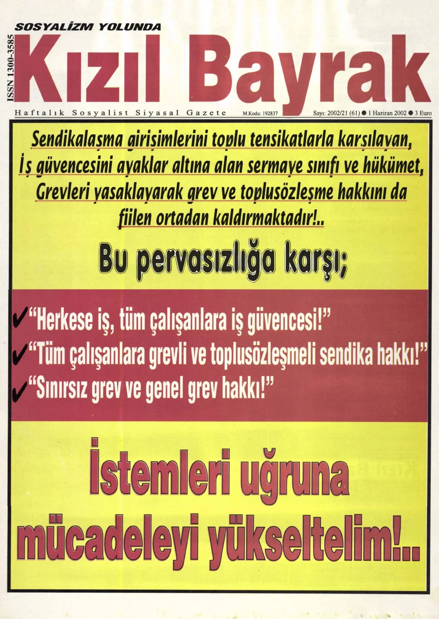 Yıl 2002 Sayı 21 1 Haziran kitap kapağı