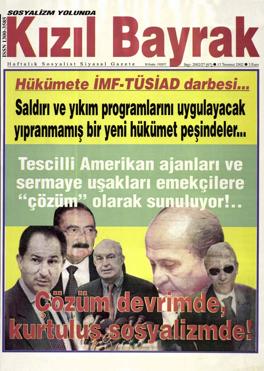 Yıl 2002 Sayı 27 13 Temmuz kapak görseli