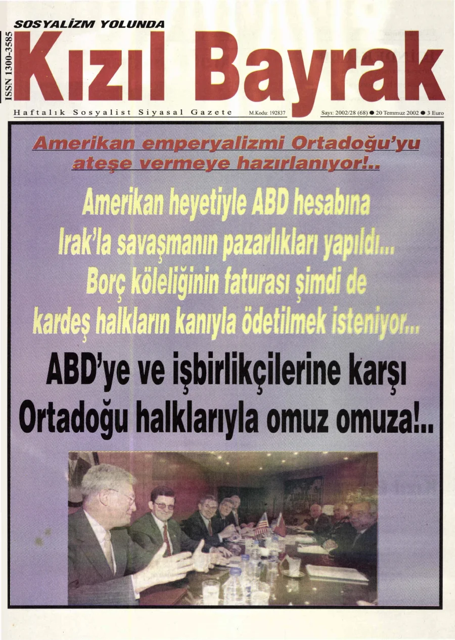 Yıl 2002 Sayı 28 20 Temmuz kitap kapağı