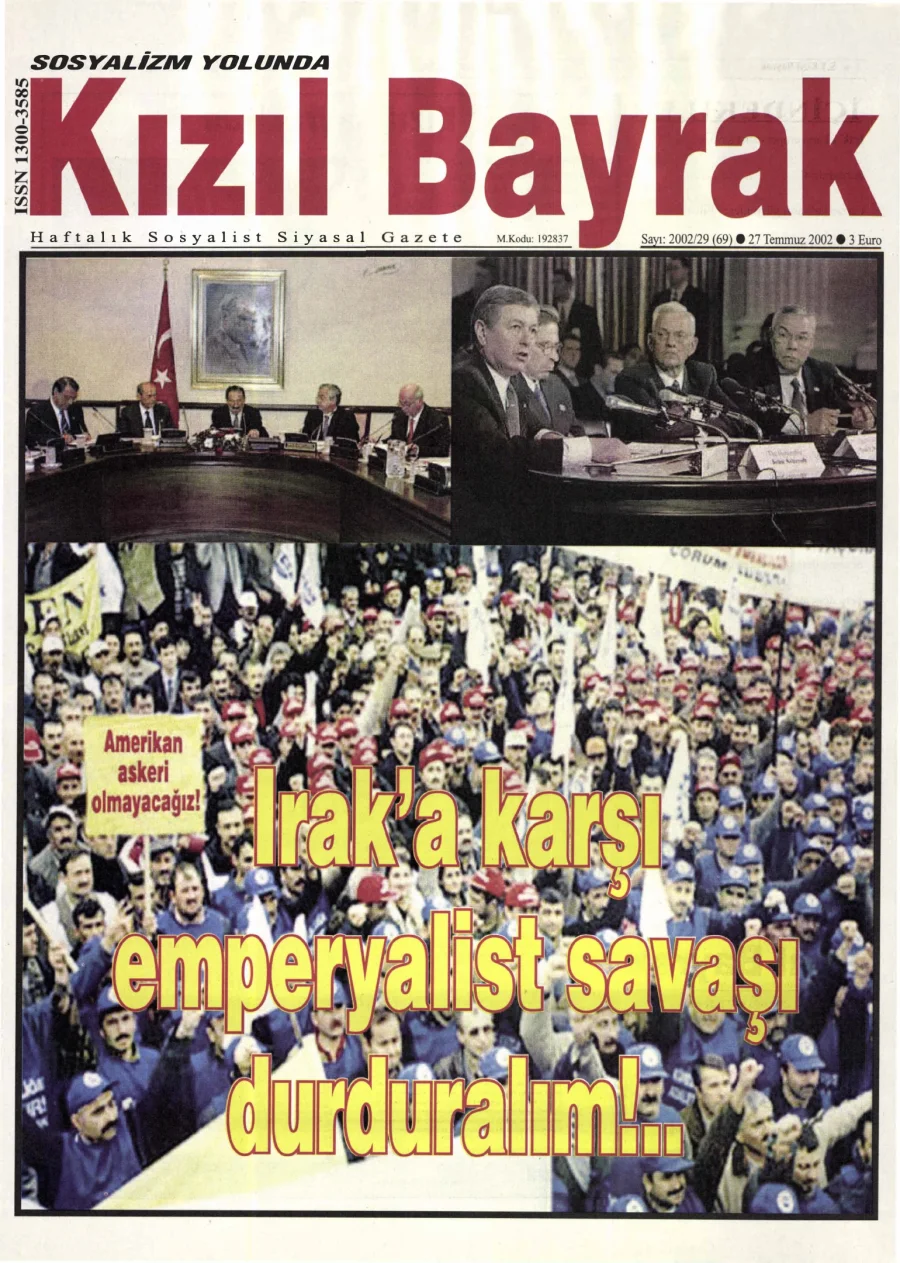 Yıl 2002 Sayı 29 27 Temmuz kitap kapağı