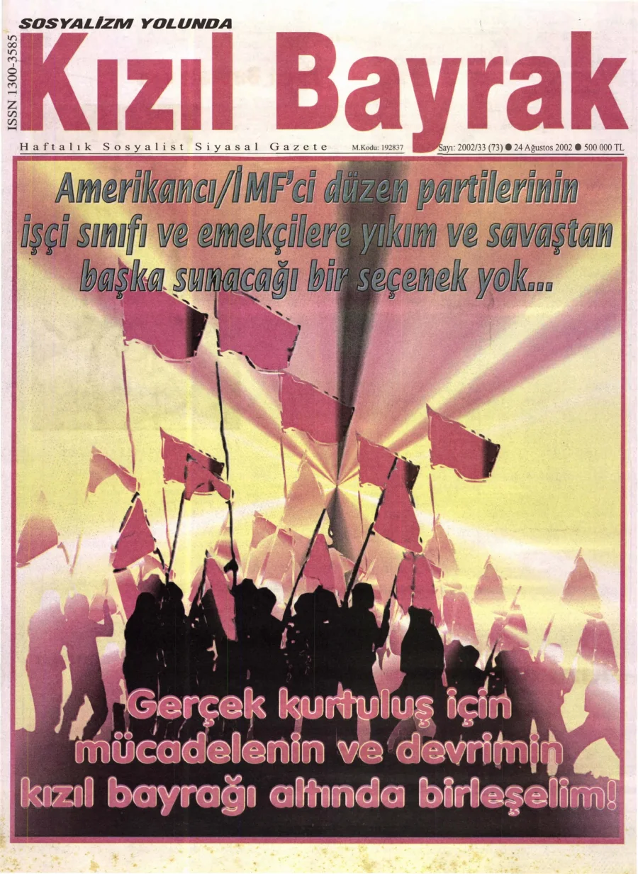 Yıl 2002 Sayı 33 24 Agustos kitap kapağı