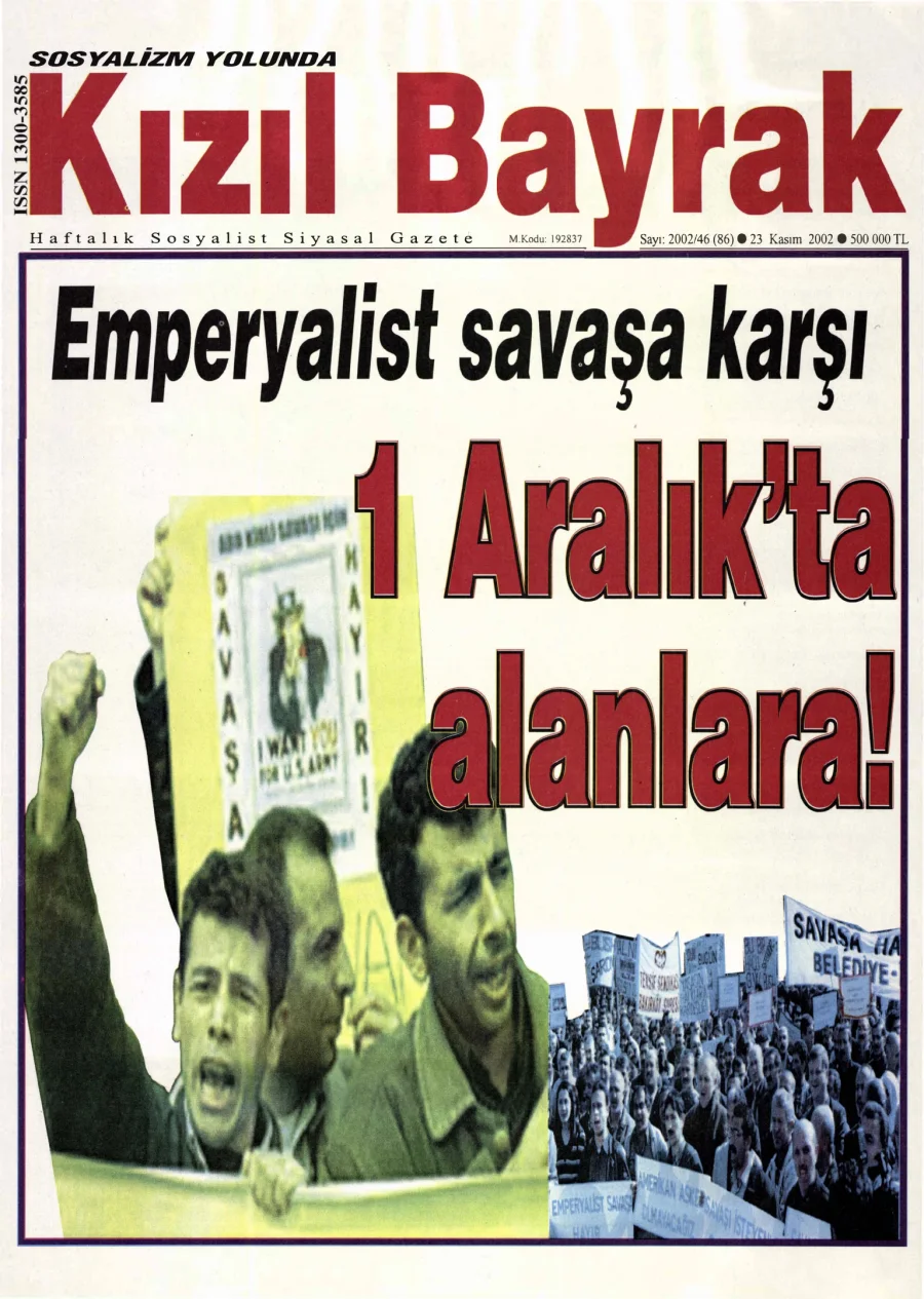 Yıl 2002 Sayı 46 23 Kasim kitap kapağı