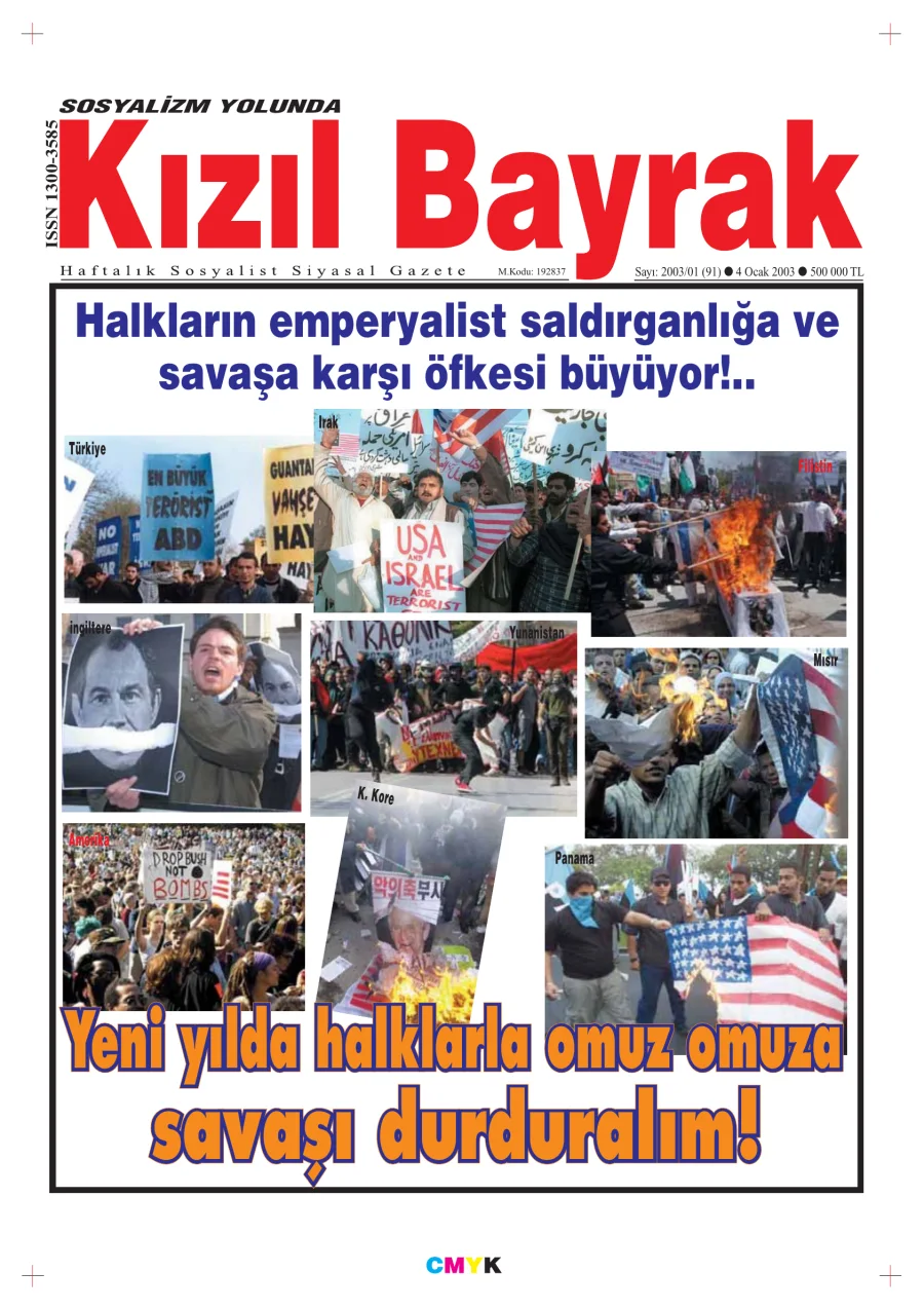 Yıl 2003 Sayı 01 04 Ocak kitap kapağı