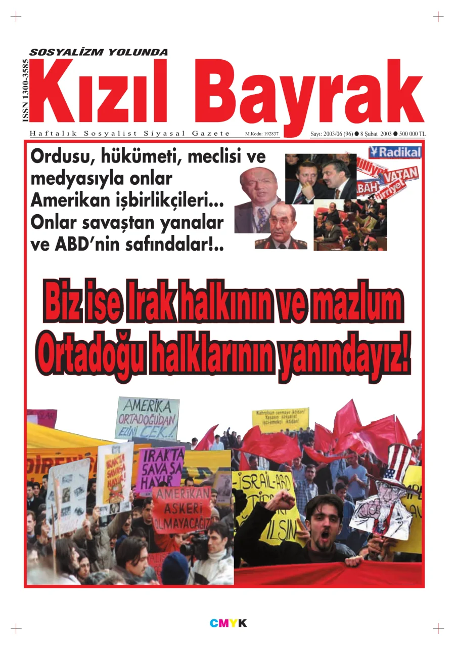 Yıl 2003 Sayı 06 08 Şubat kapak görseli