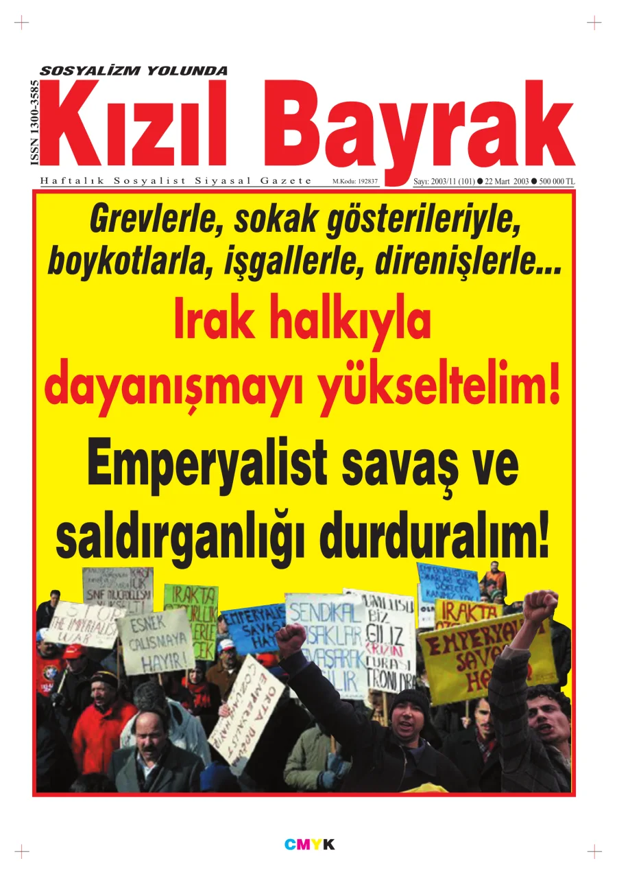 Yıl 2003 Sayı 11 22 Mart kapak görseli