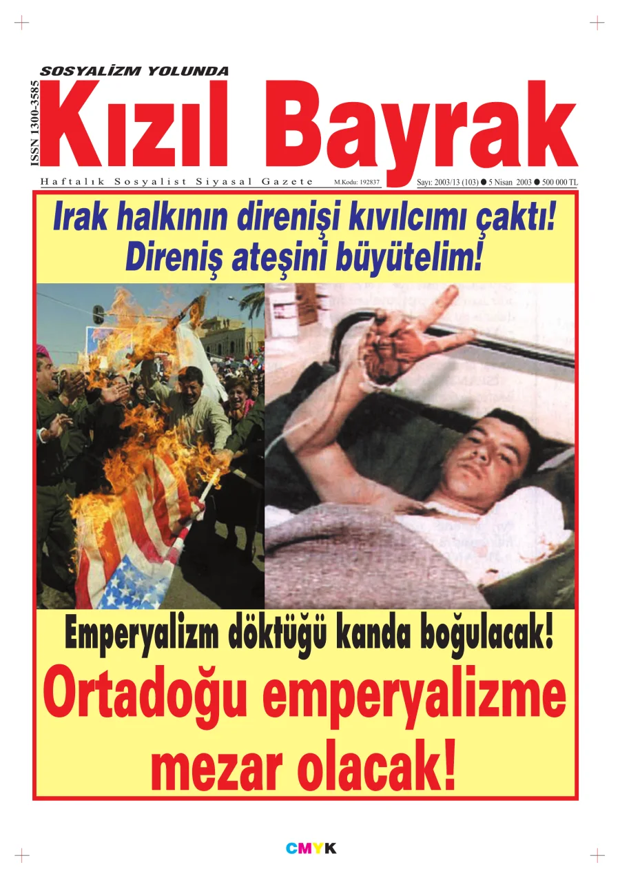 Yıl 2003 Sayı 13 5 Nisan kapak görseli