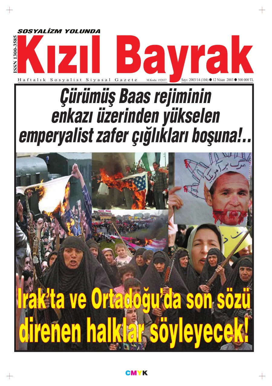 Yıl 2003 Sayı 14 12 Nisan kapak görseli