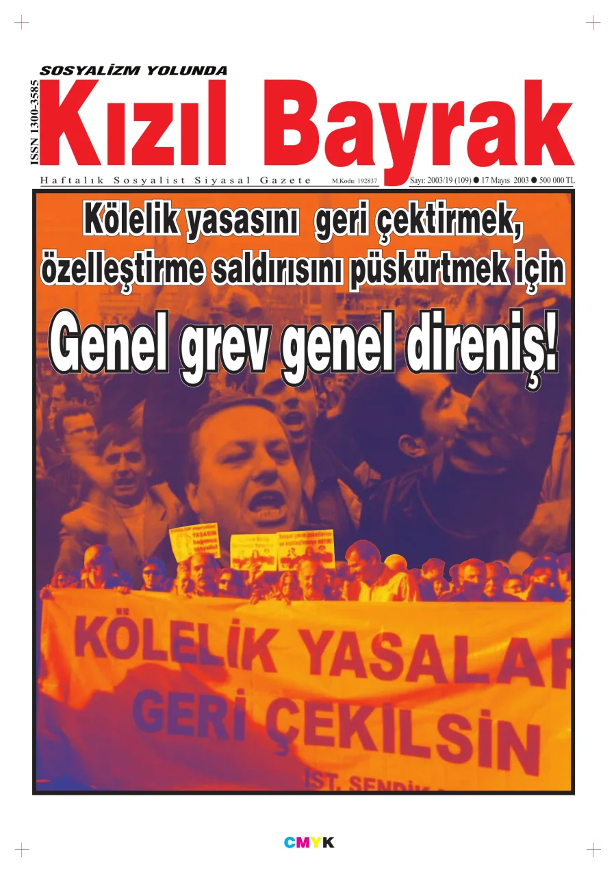 Yıl 2003 Sayı 19 17 Mayıs kapak görseli