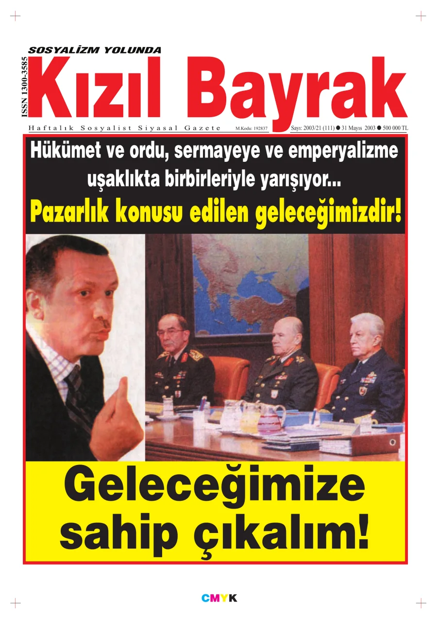 Yıl 2003 Sayı 21 31 Mayıs kitap kapağı