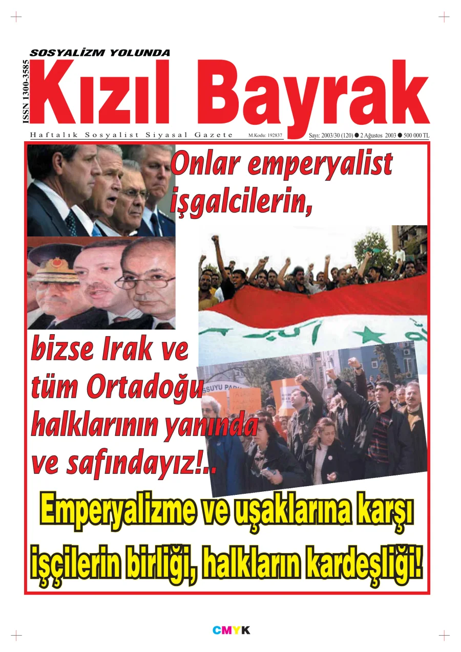 Yıl 2003 Sayı 30 02 Ağustos kitap kapağı