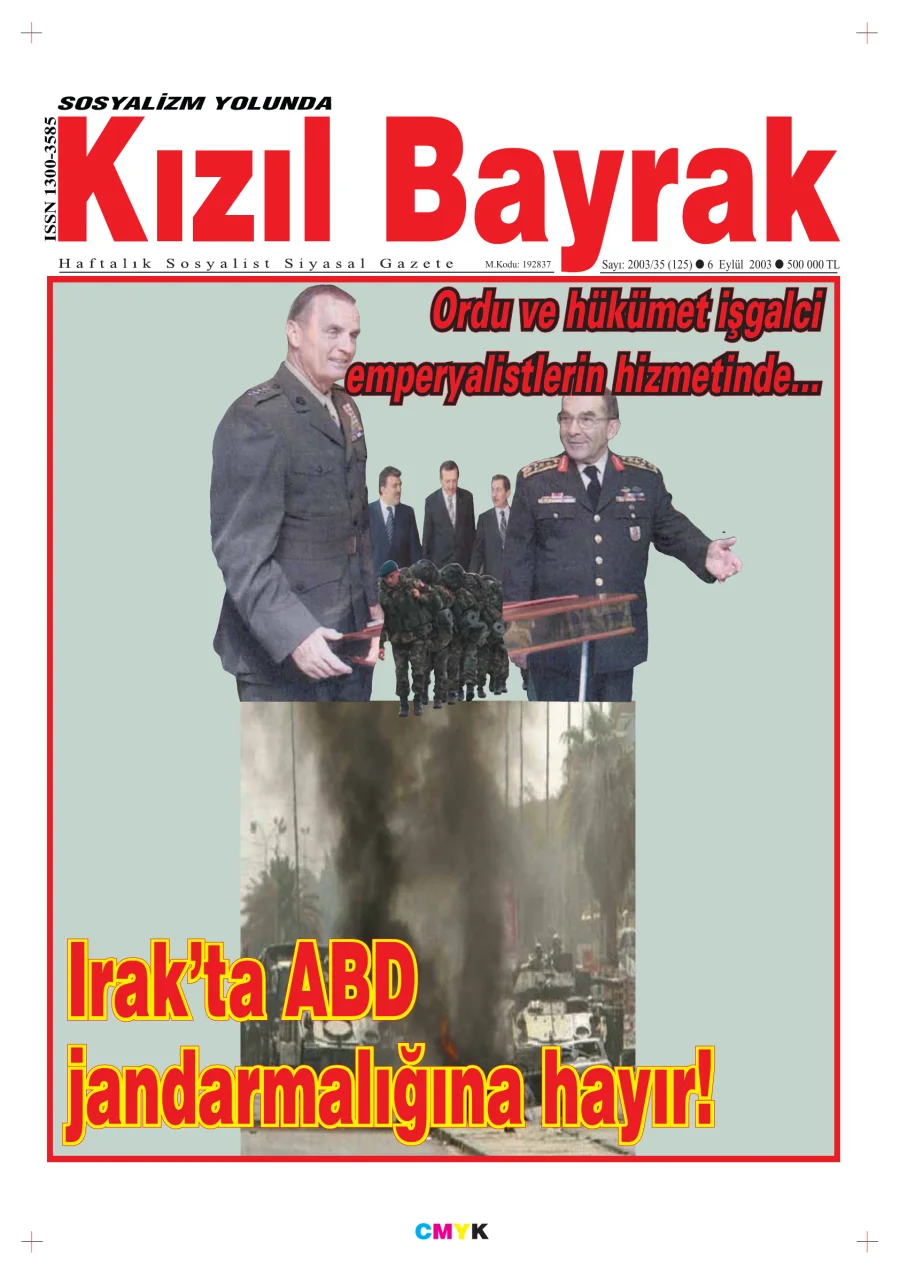 Yıl 2003 Sayı 35 06 Eylül kapak görseli