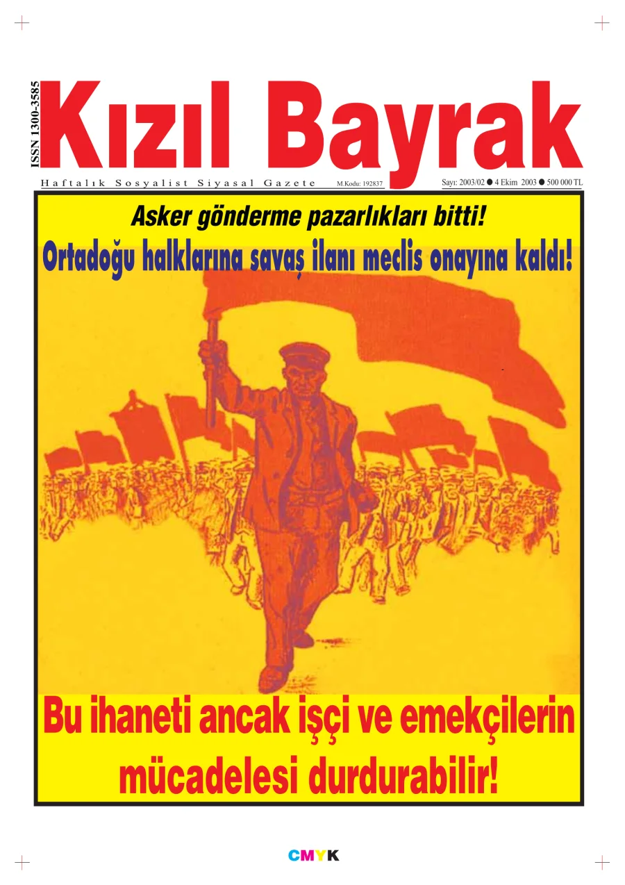 Yıl 2003 Sayı 39 02 4 Ekim kapak görseli