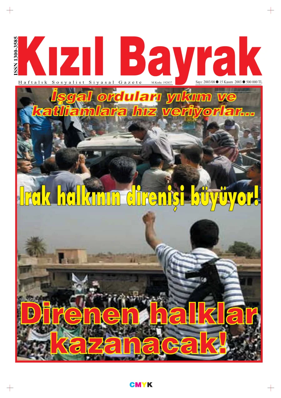 Yıl 2003 Sayı 45 08 15 Kasım kapak görseli