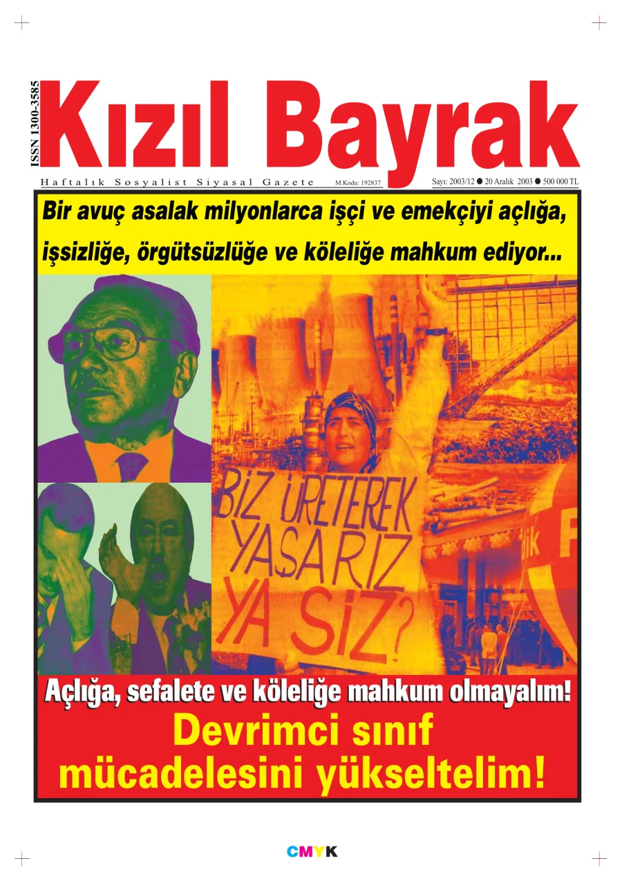 Yıl 2003 Sayı 49 12 20 Aralık kapak görseli