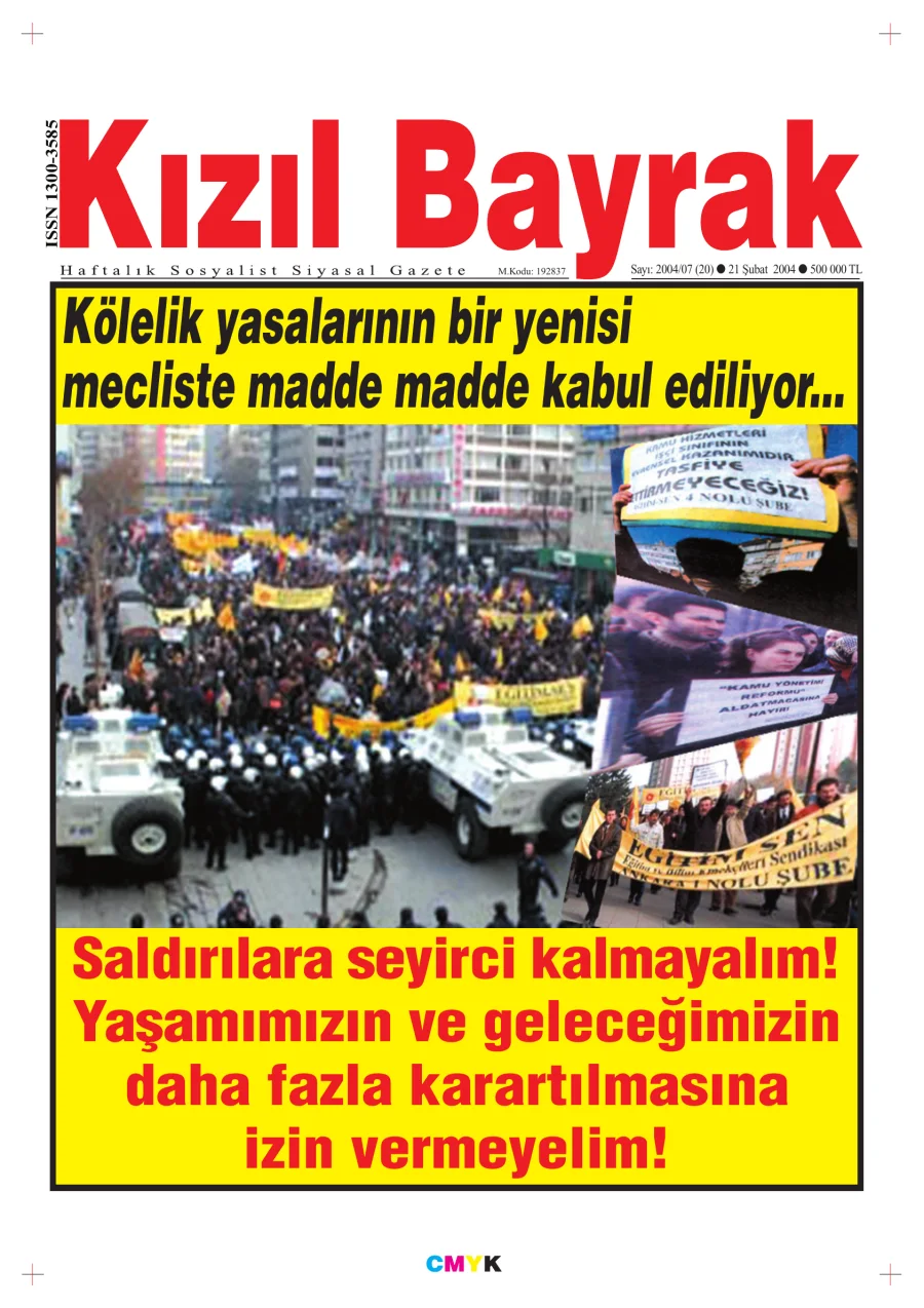 Yıl 2004 Sayı 07 21 Şubat kitap kapağı