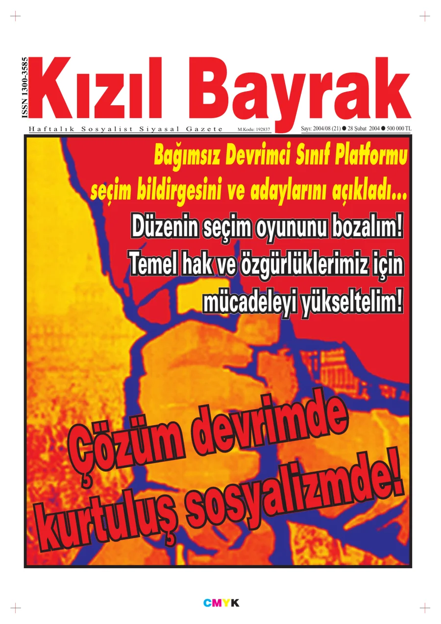 Yıl 2004 Sayı 08 28 Şubat kitap kapağı