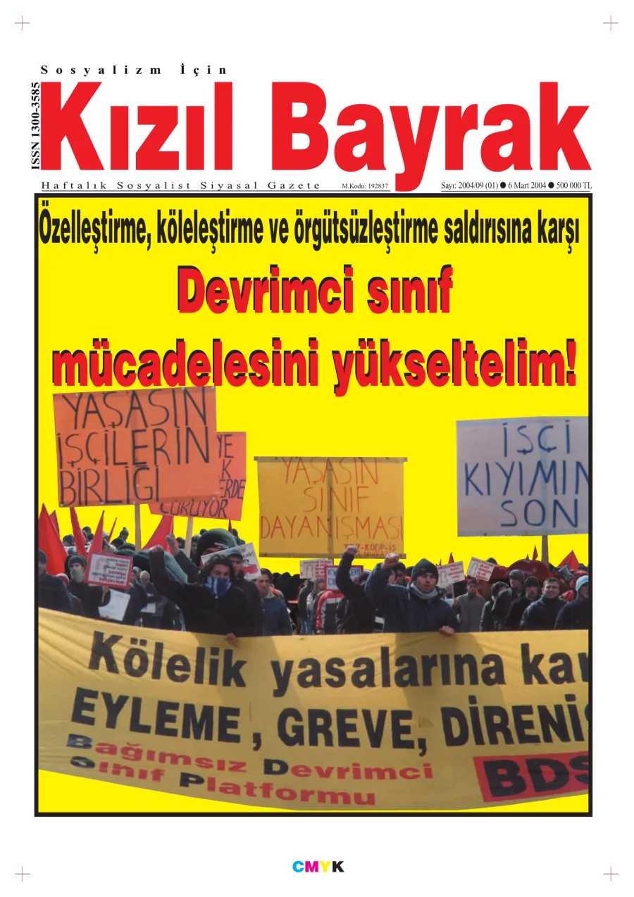 Yıl 2004 Sayı 09 06 Mart kitap kapağı
