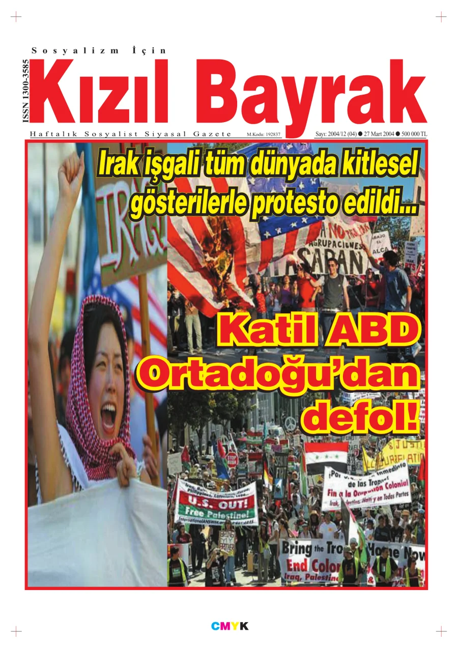 Yıl 2004 Sayı 12 27 Mart kitap kapağı
