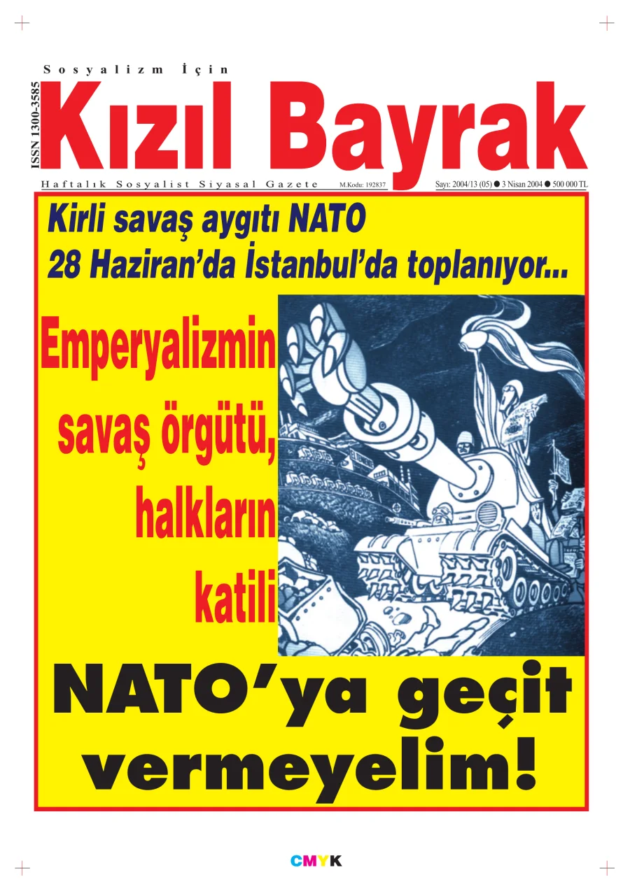 Yıl 2004 Sayı 13 03 Nisan kapak görseli
