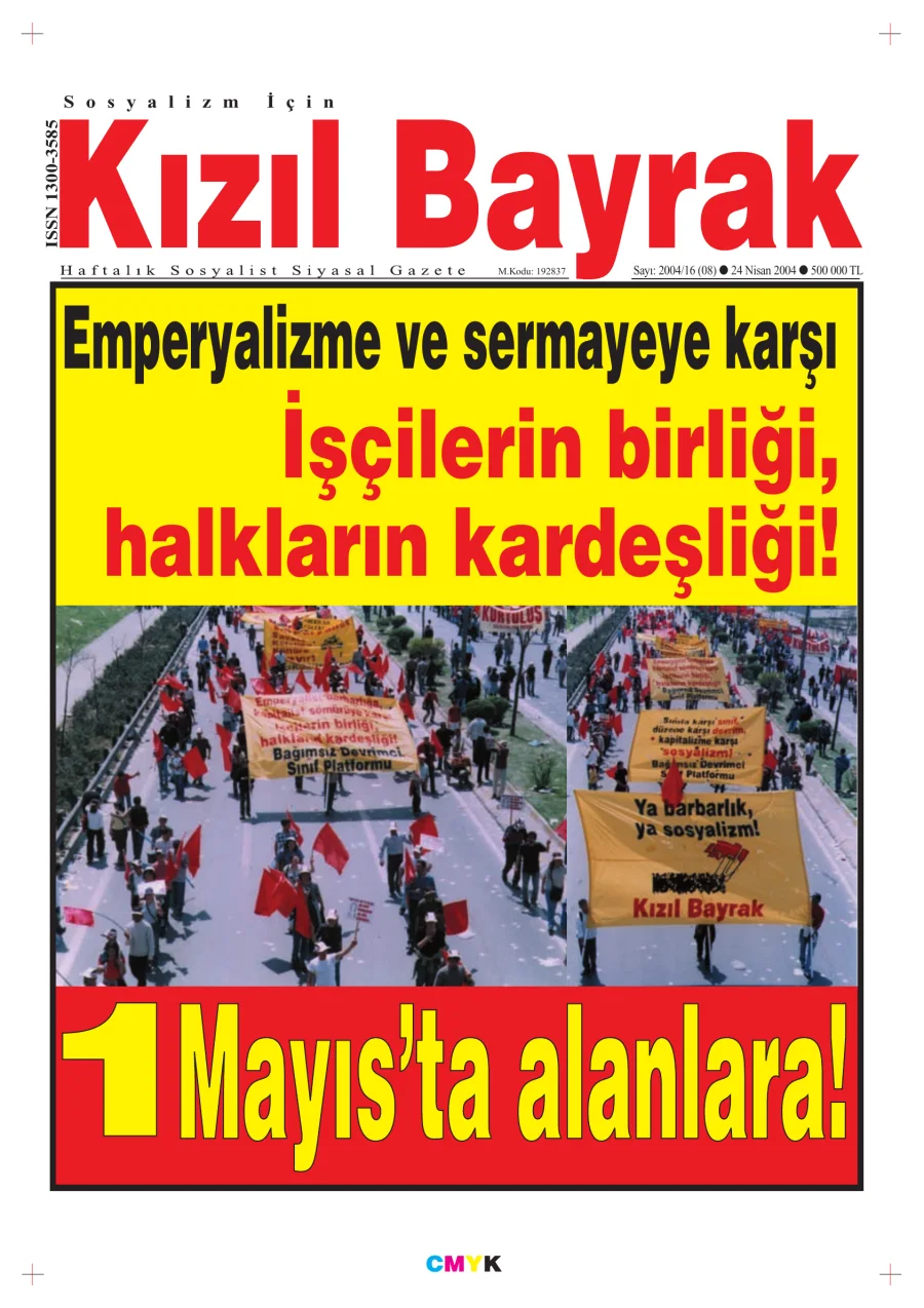 Yıl 2004 Sayı 16 24 Nisan kitap kapağı