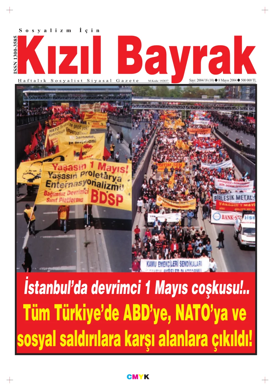 Yıl 2004 Sayı 18 08 Mayıs kapak görseli
