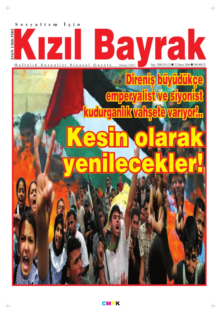 Yıl 2004 Sayı 20 22 Mayıs kapak görseli