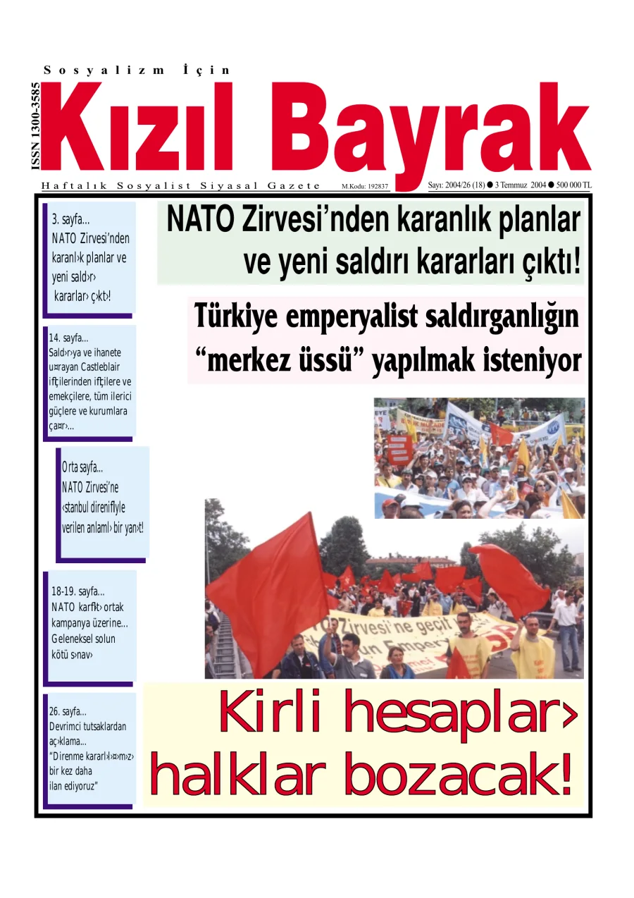 Yıl 2004 Sayı 26 03 Temmuz kapak görseli