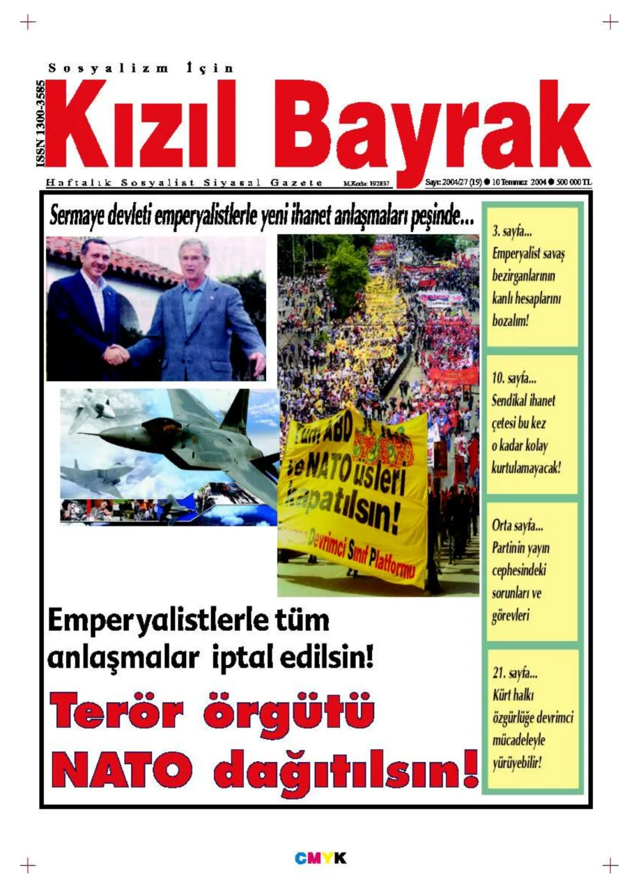 Yıl 2004 Sayı 27 10 Temmuz kitap kapağı