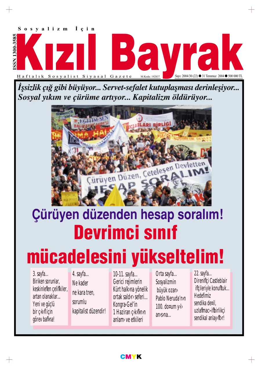 Yıl 2004 Sayı 30 31 Temmuz kapak görseli