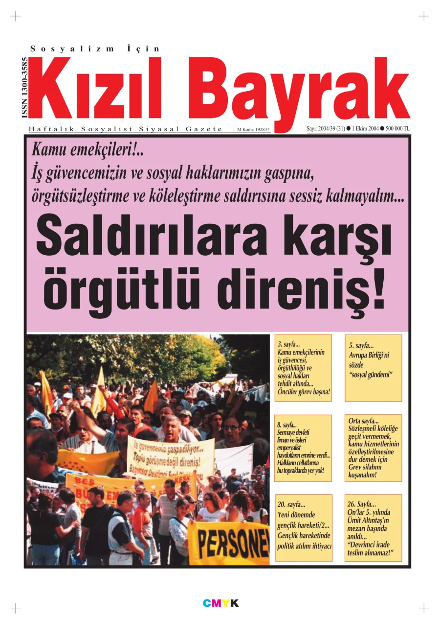 Yıl 2004 Sayı 39 01 Ekim kapak görseli