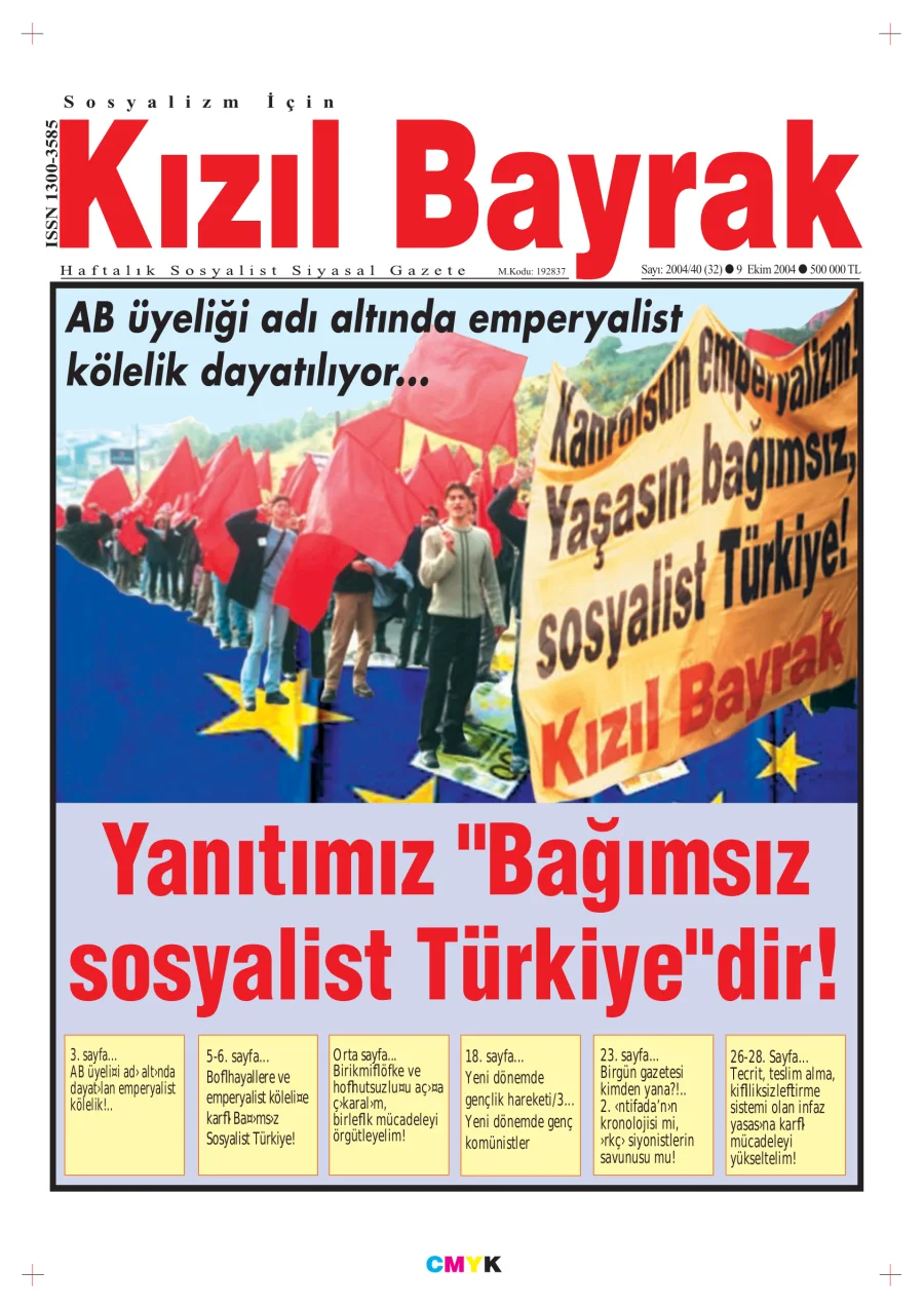 Yıl 2004 Sayı 40 09 Ekim kitap kapağı