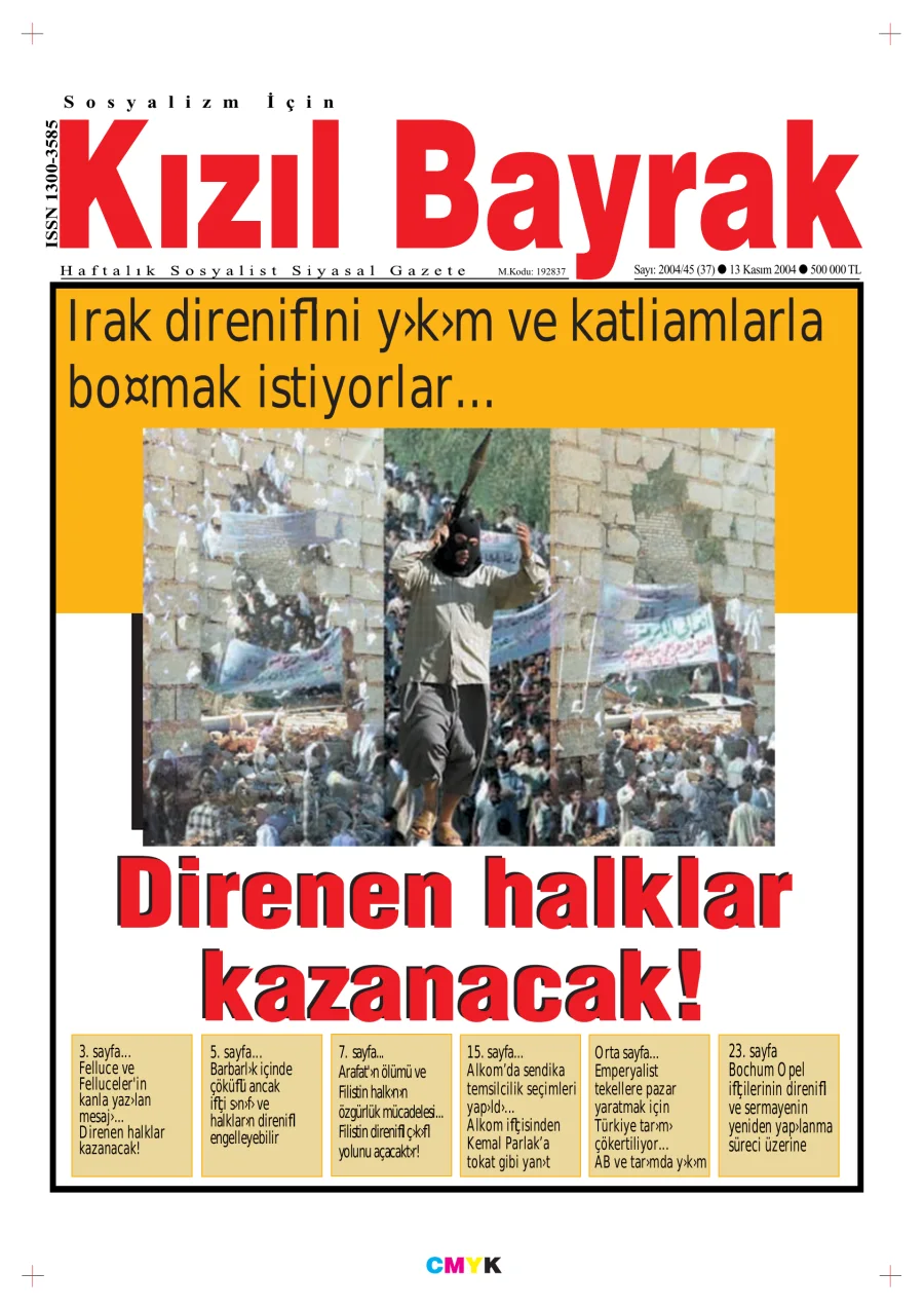 Yıl 2004 Sayı 45 13 Kasım kitap kapağı