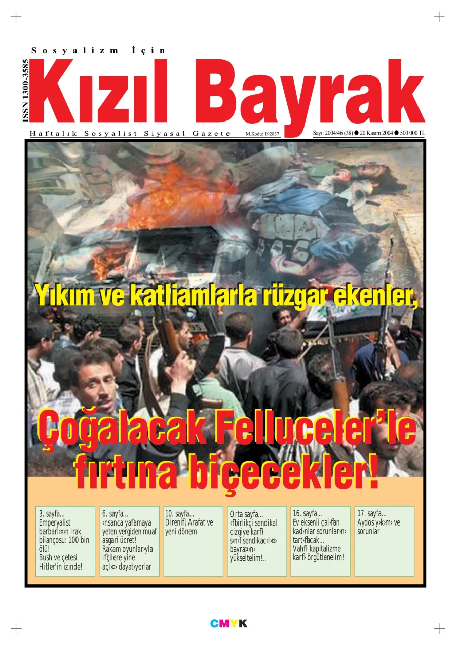 Yıl 2004 Sayı 46 20 Kasım kitap kapağı