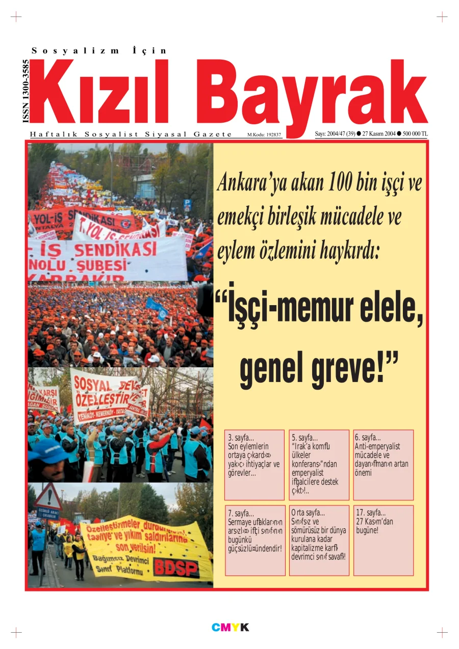 Yıl 2004 Sayı 47 27 Kasım kapak görseli
