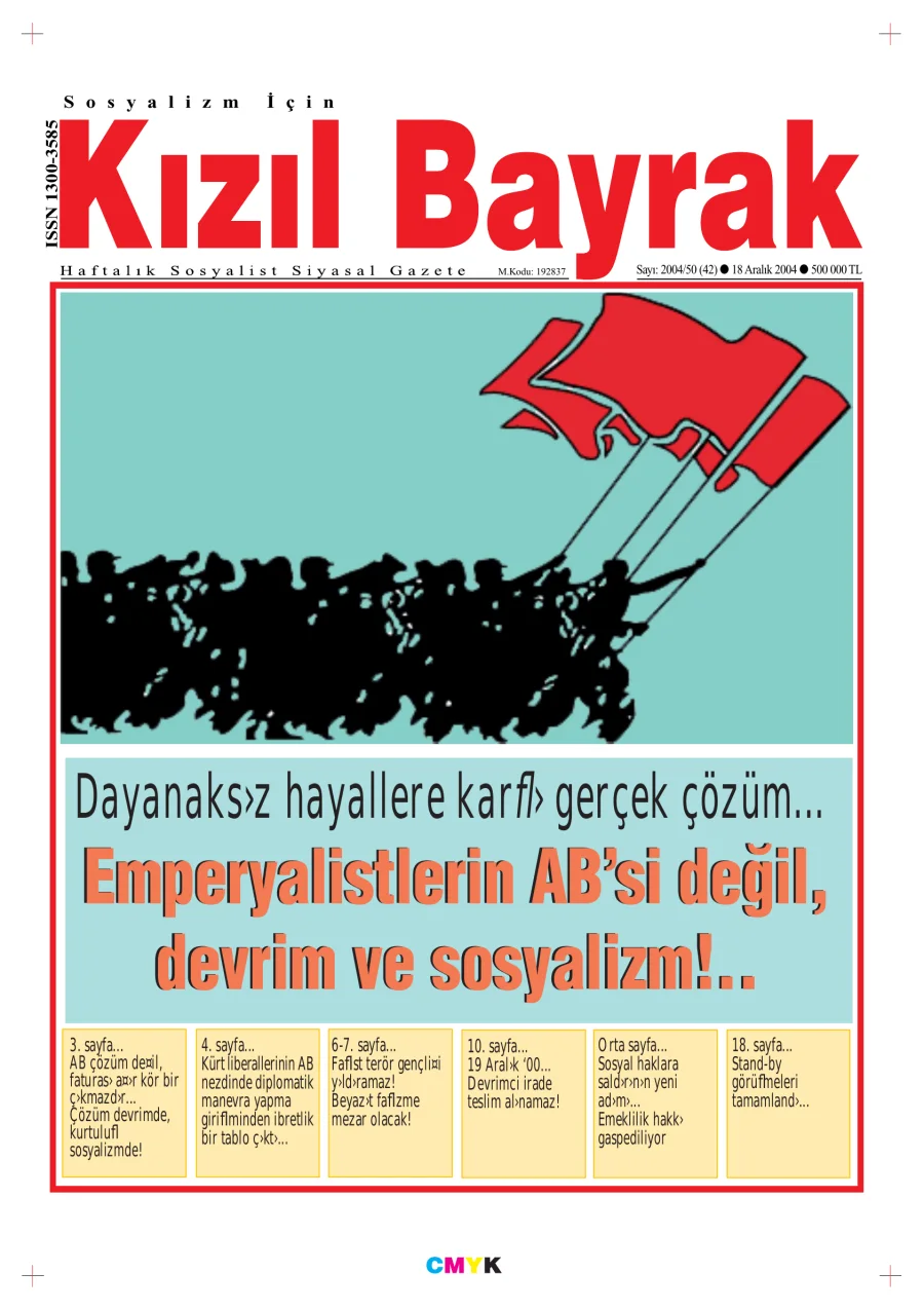 Yıl 2004 Sayı 50 18 Aralık kapak görseli