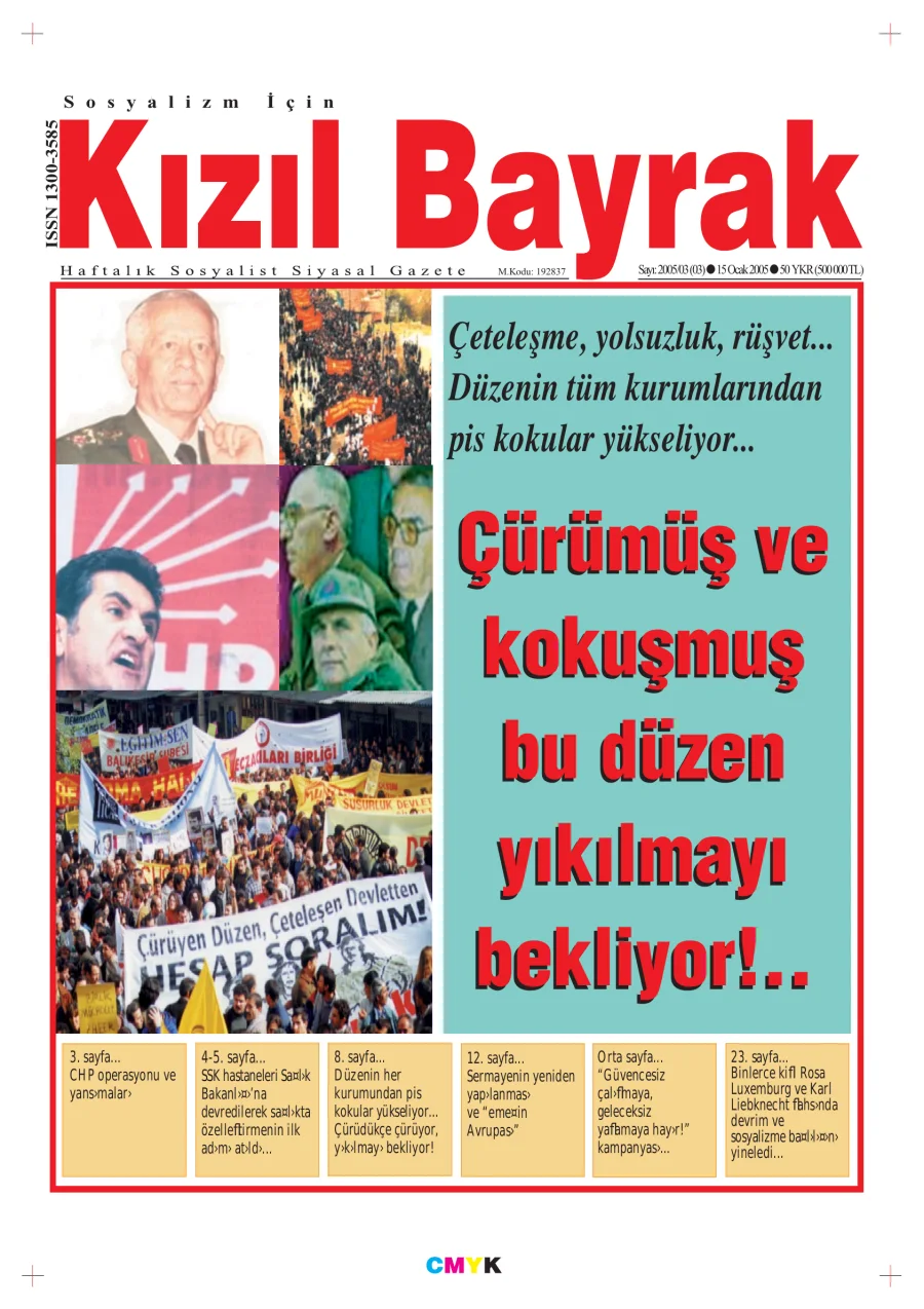 Yıl 2005 Sayı 03 15 Ocak kapak görseli